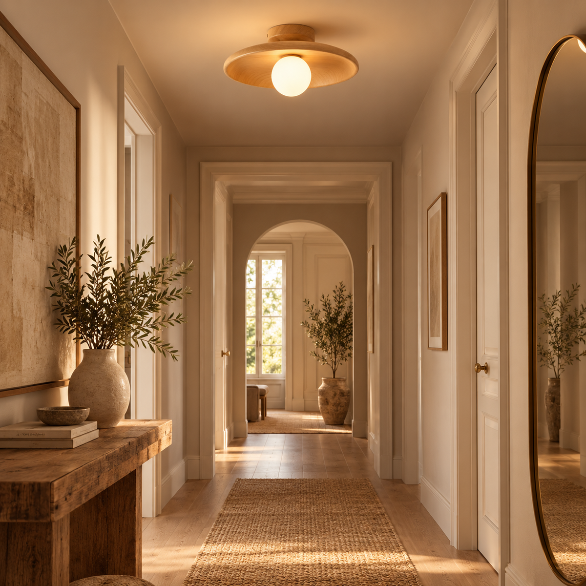 Plafonnier en Bois
