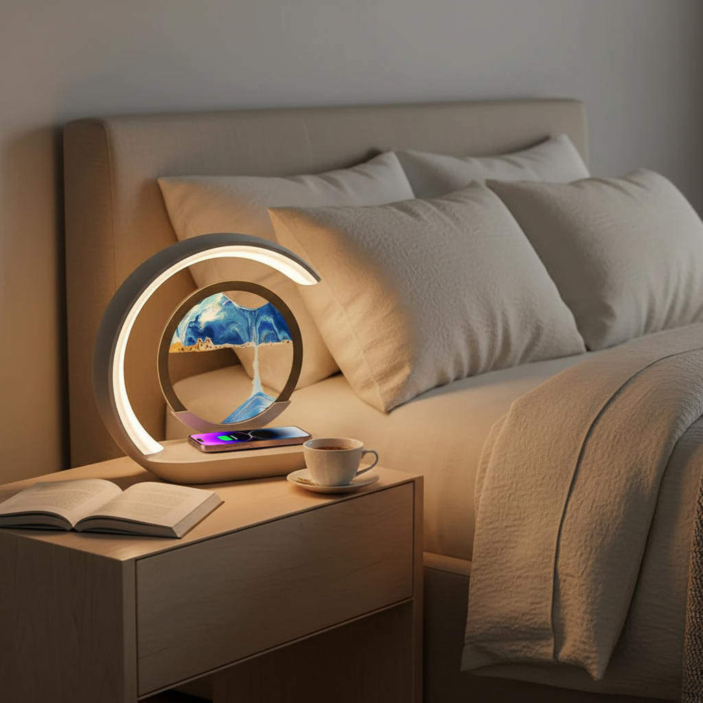 Lampe de Chevet Chargeur Induction