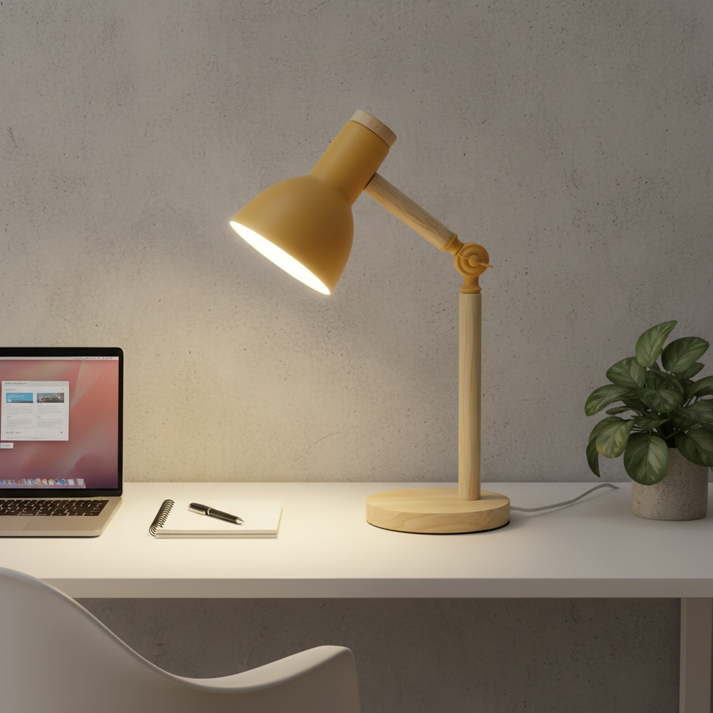 Lampe de Bureau Bois