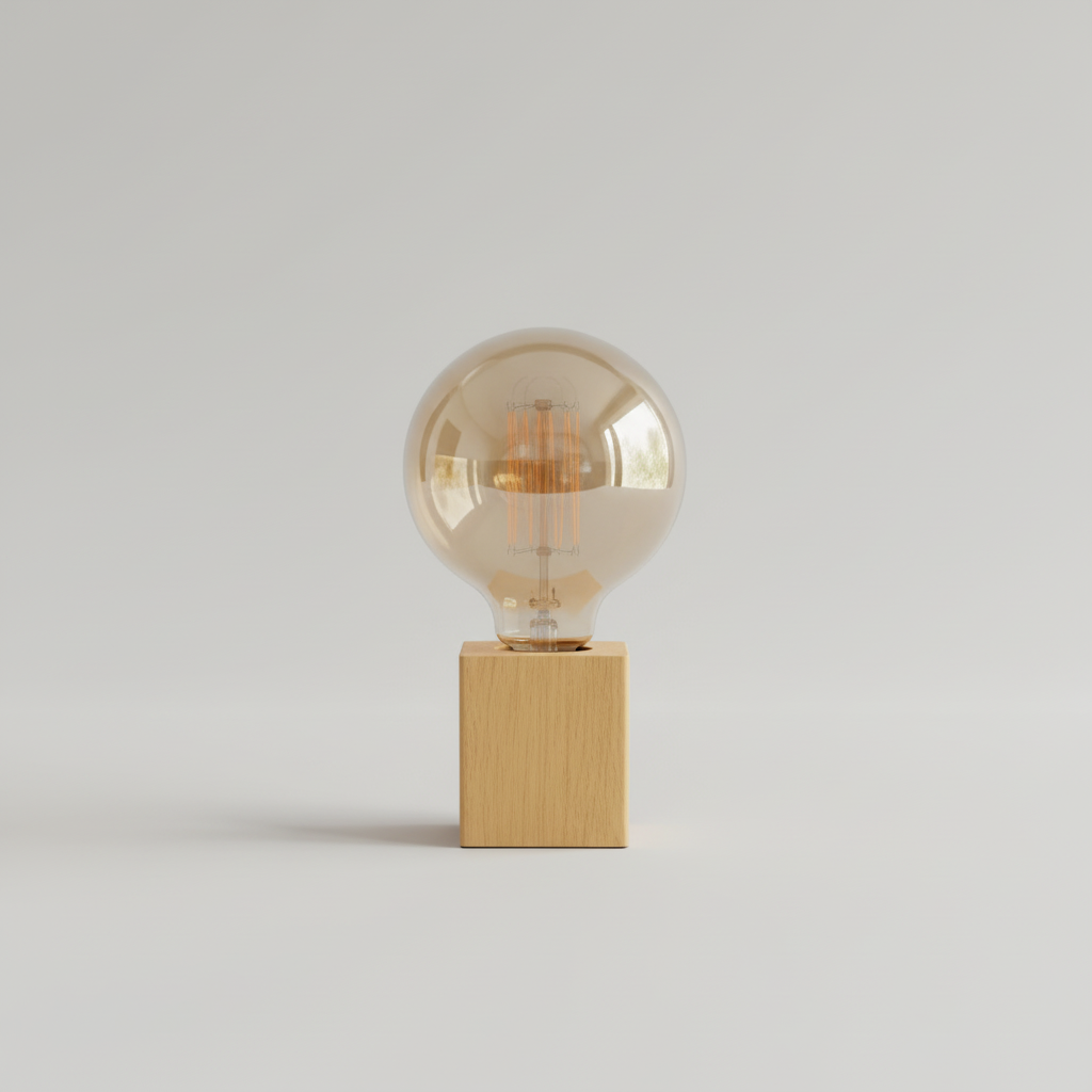 Lampe Chevet en Bois