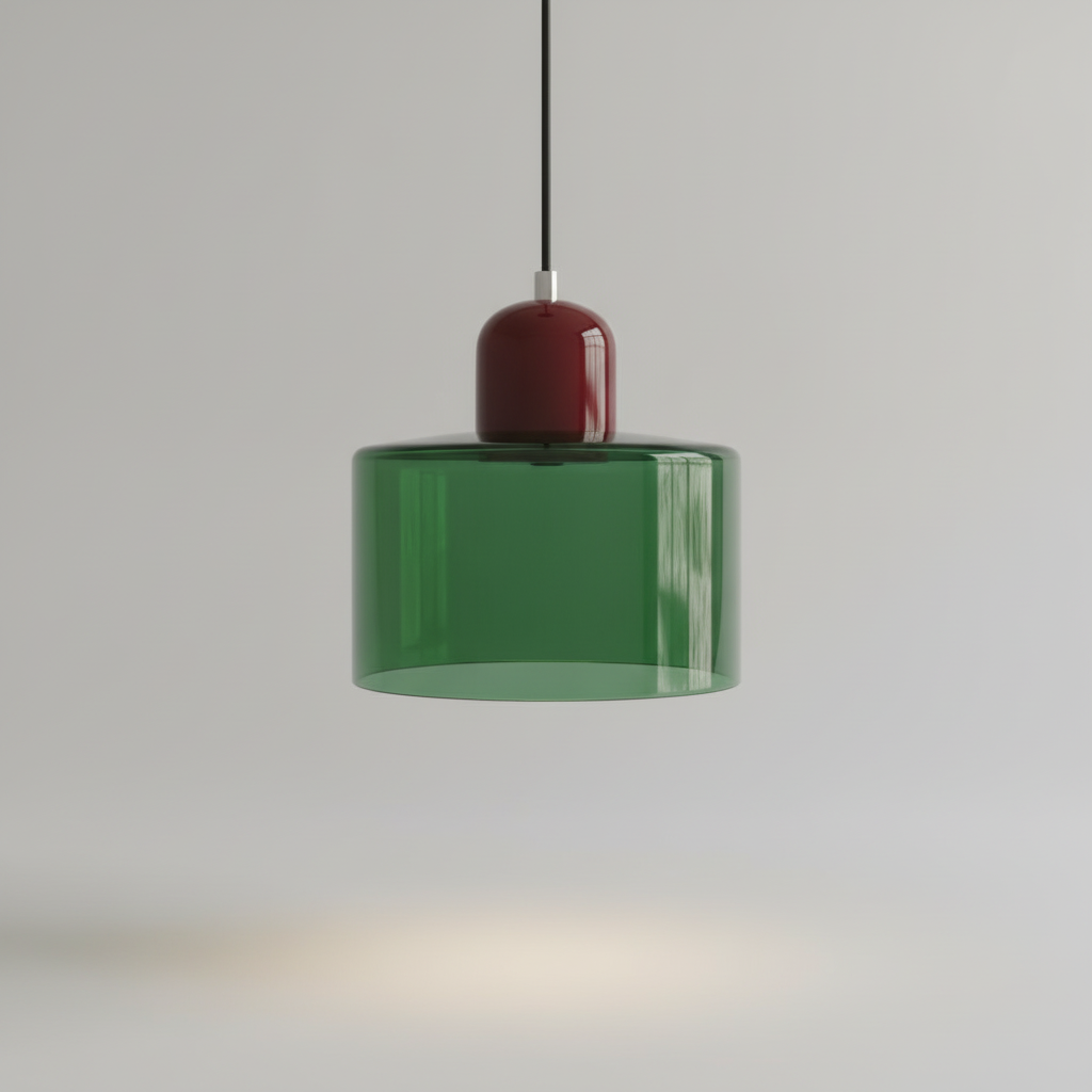 Suspension en Verre Vintage