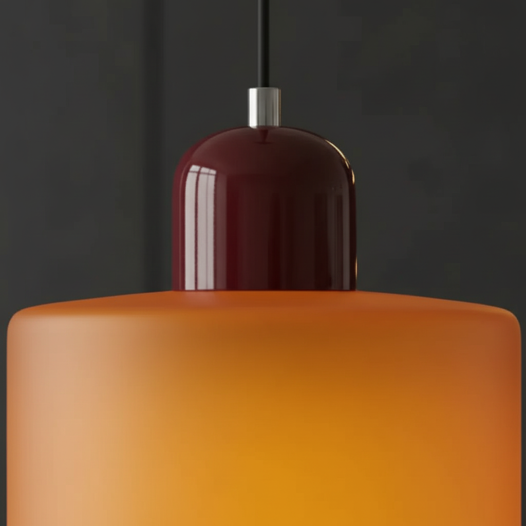 Suspension en Verre Vintage