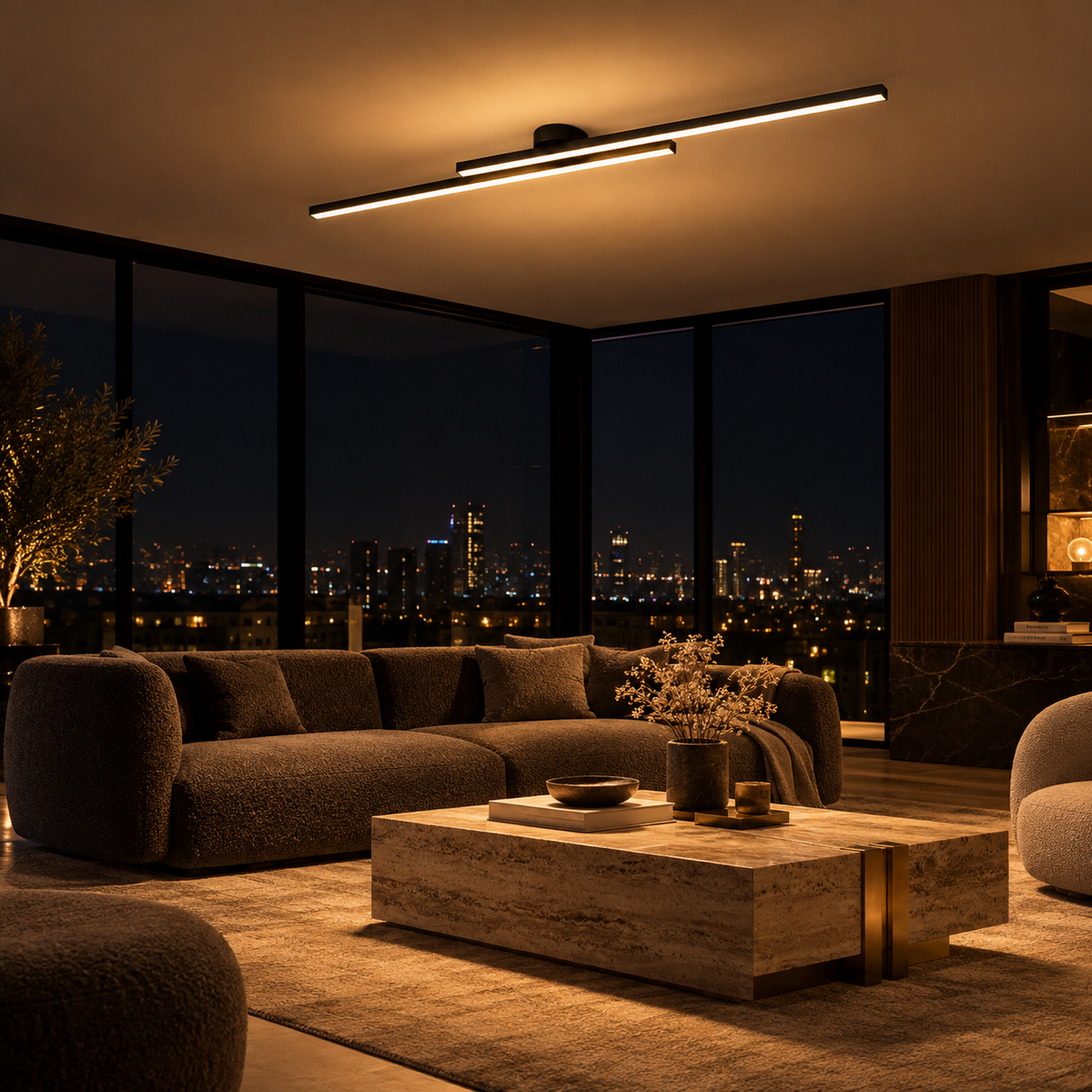 Plafonnier Linéaire LED