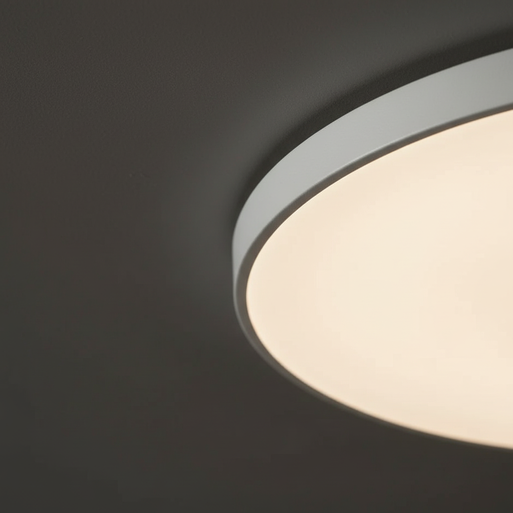 Plafonnier LED Design Arrondi et Plat