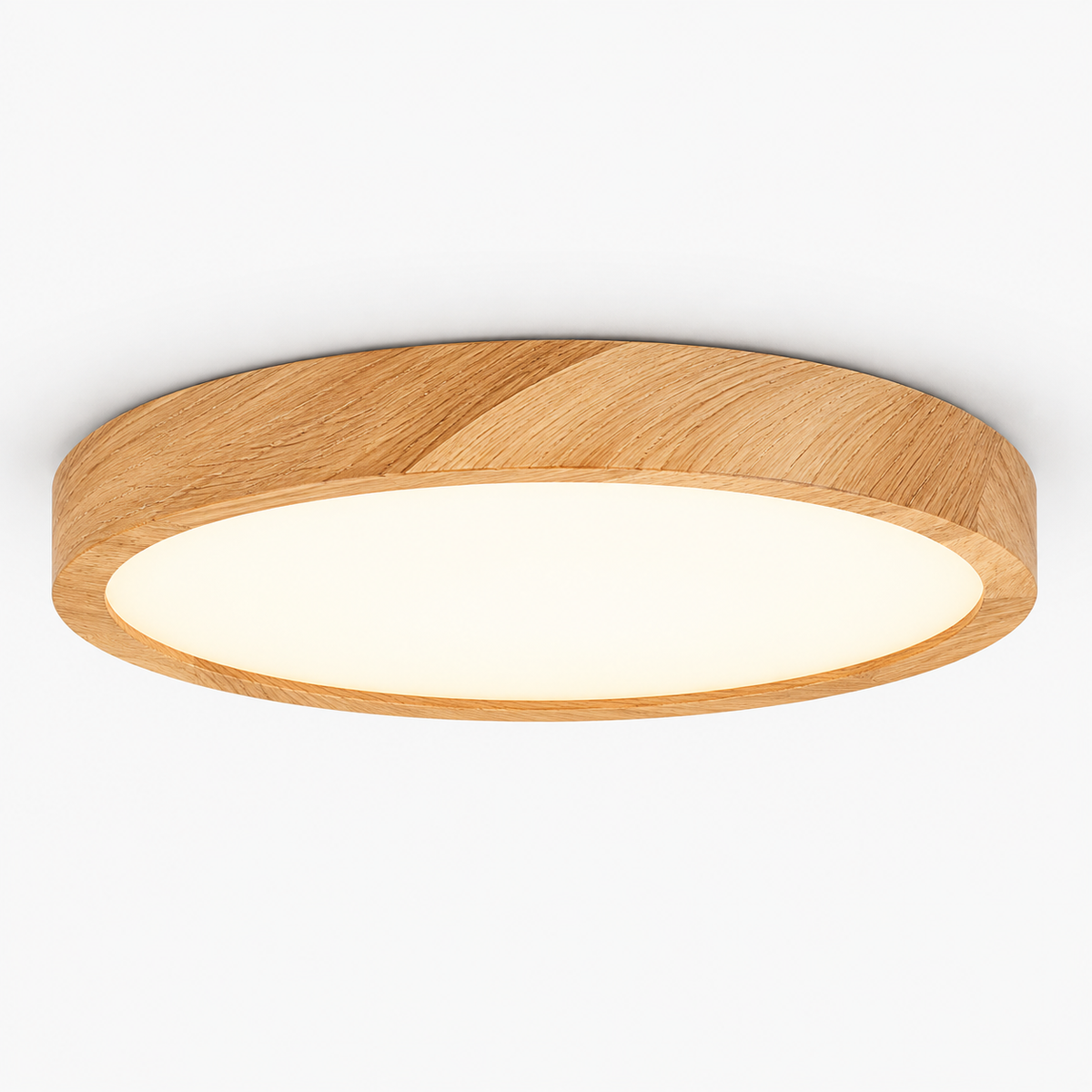 Plafonnier LED Bois Ultra-Fin