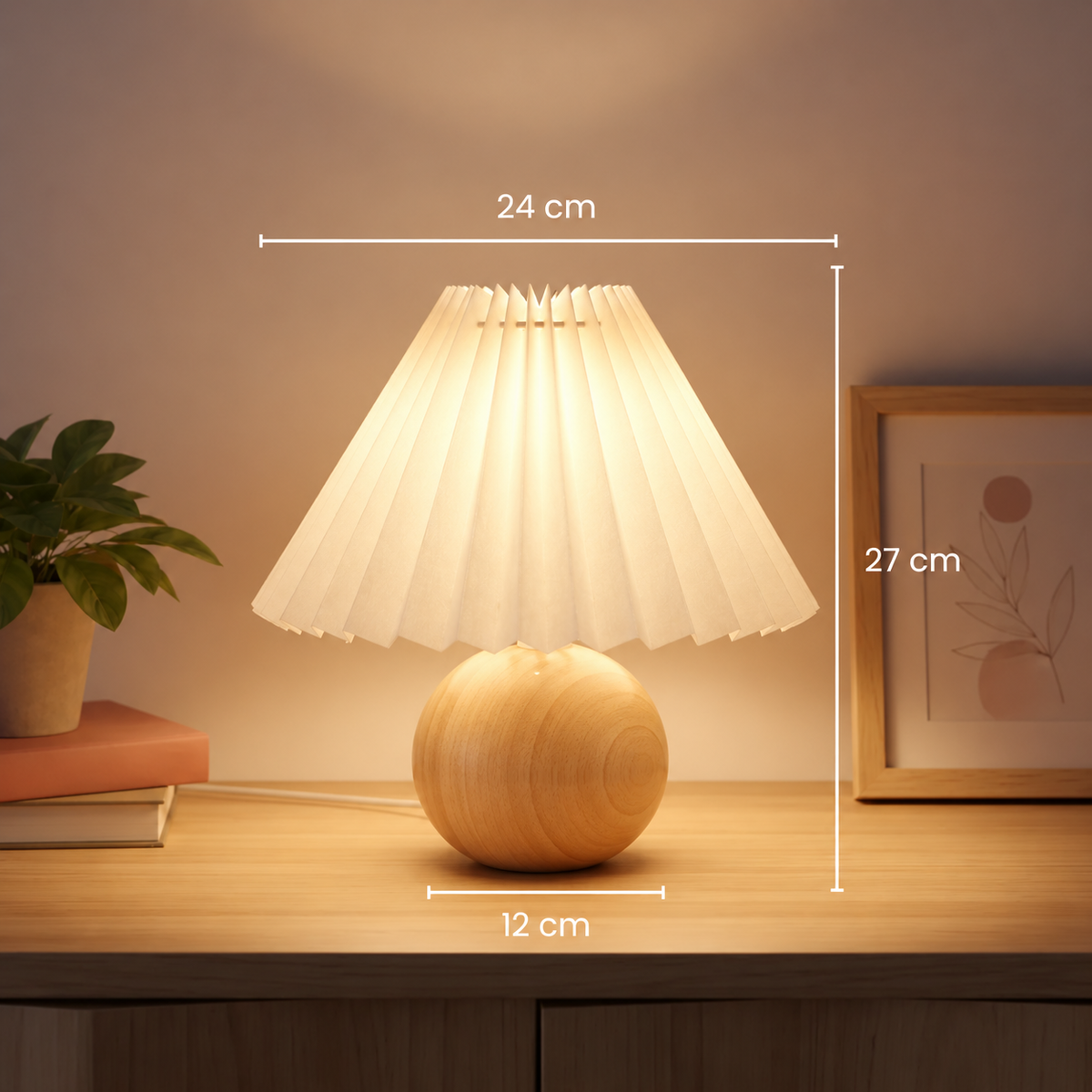 Lampe de Chevet Céramique Style Coréen
