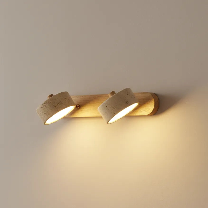 Applique Murale Travertin Bois Clair (par 2)