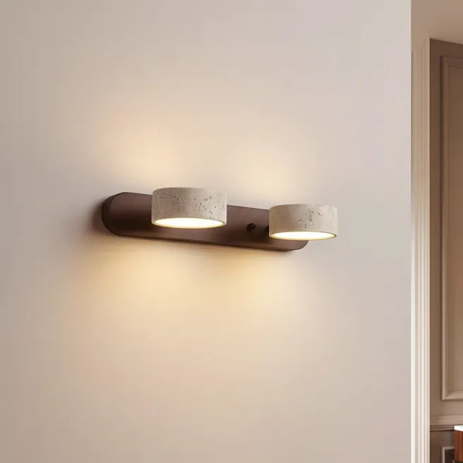 Applique Murale Travertin Bois Foncé (par 2)