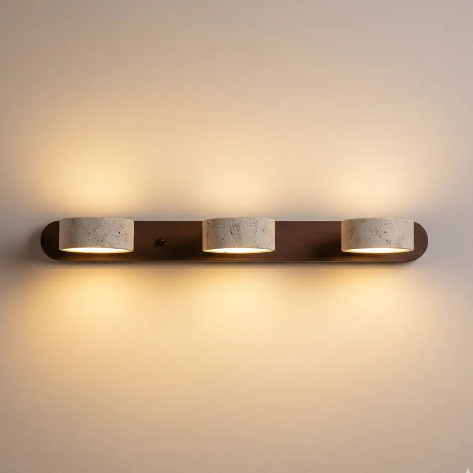 Applique Murale Travertin Bois Foncé (par 3)