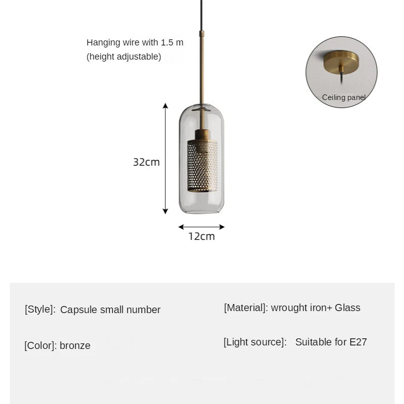 Suspension Globe en Verre