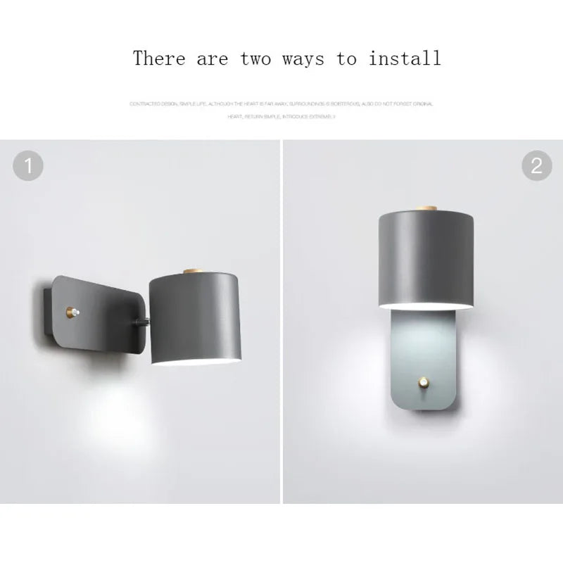 Applique LED Rotative Dimmable Design