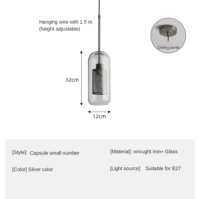 Suspension Globe en Verre