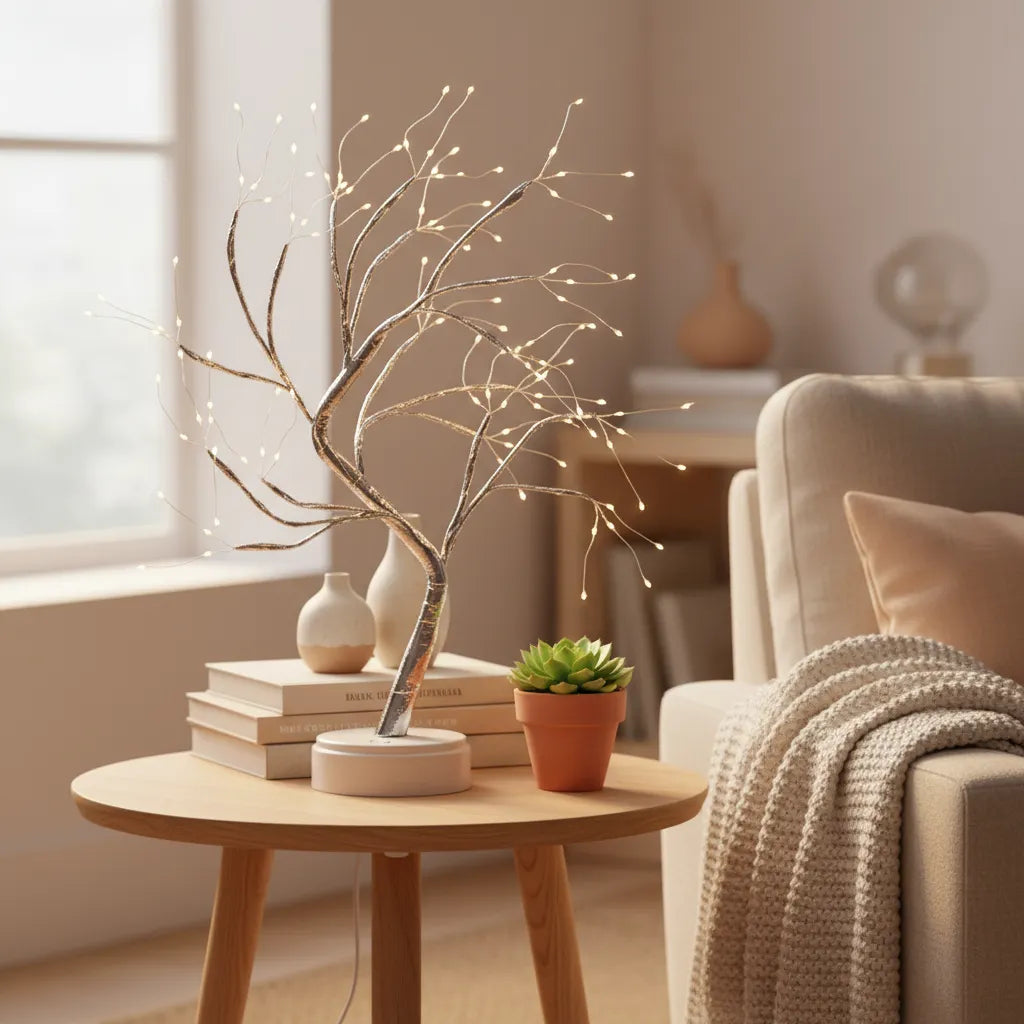 Lampe Arbre Lumineux Blanc