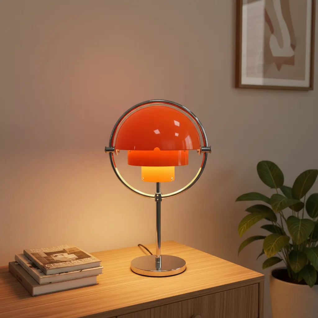 Lampe Art Déco Orange