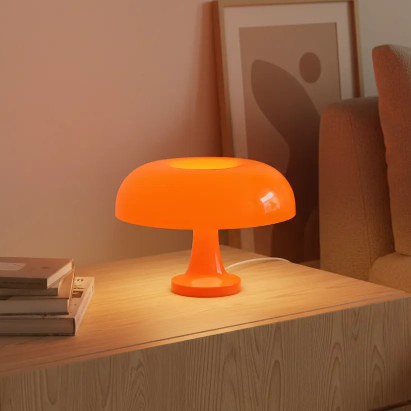 Lampe Champignon Design Orange
