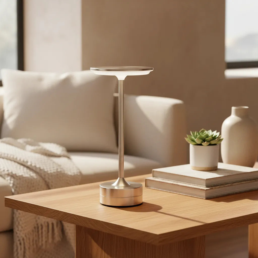 Lampe Chevet Tactile Argent
