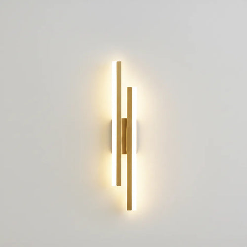 Lampe Design Murale Doré (Côté Gauche)
