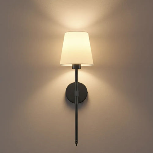 Lampe Murale Chambre sans Fil Noir
