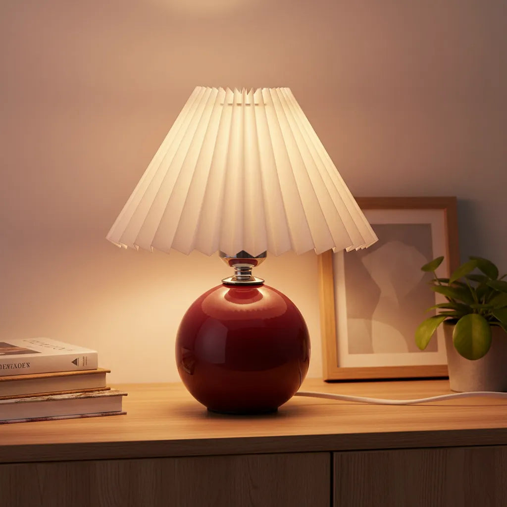 Lampe Retro Vintage Rouge