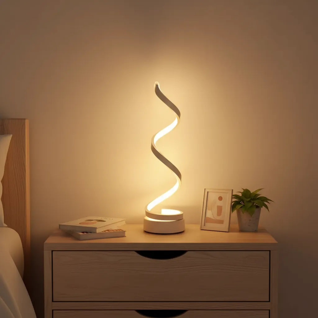 Lampe de Bureau Design Blanc