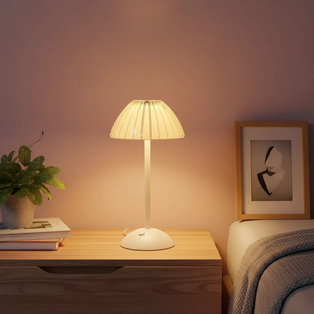 Lampe de Bureau Retro Blanc