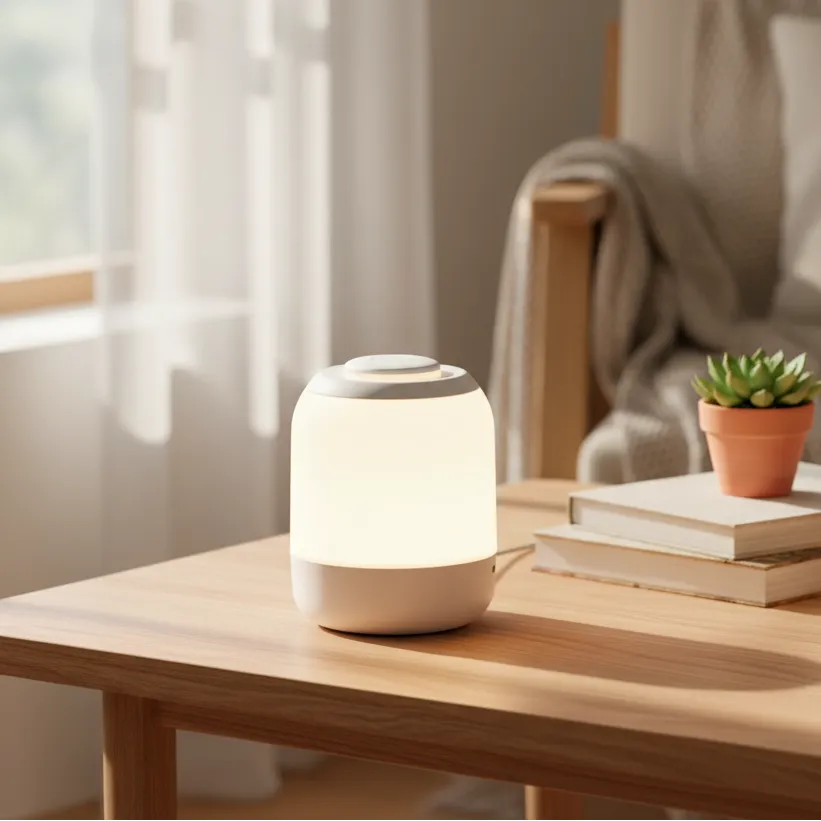 Lampe de Bureau Sans Fil Rechargeable Blanc