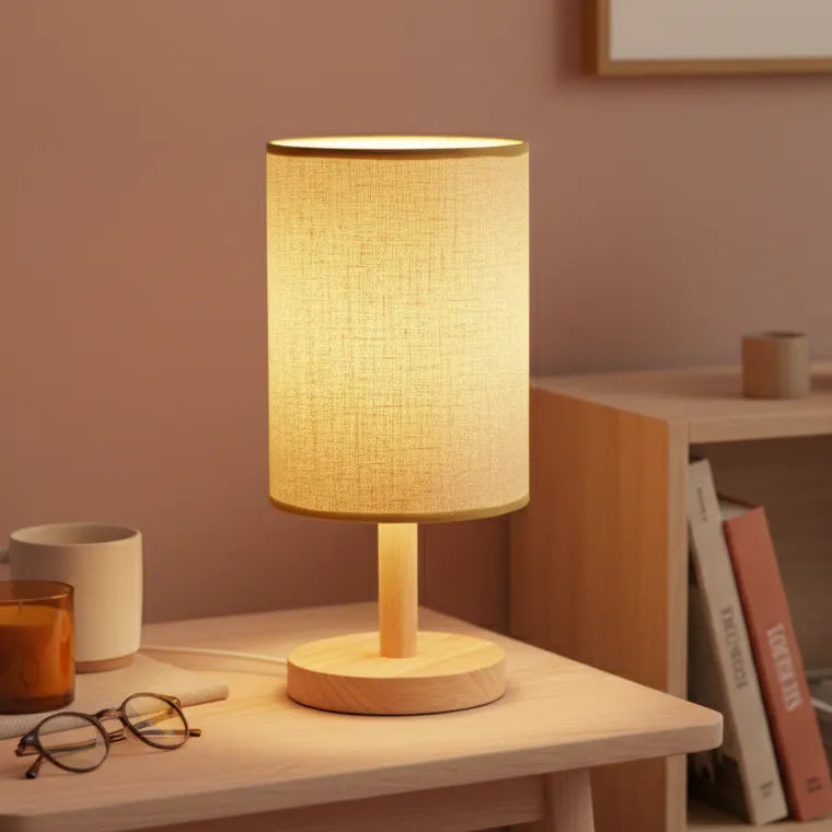 Lampe de Chevet Bambou Jaune