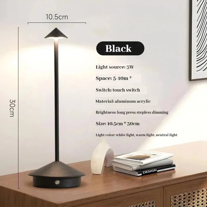 Lampe de Chevet Moderne Noir