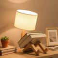Lampe de Chevet Originale Bois Clair