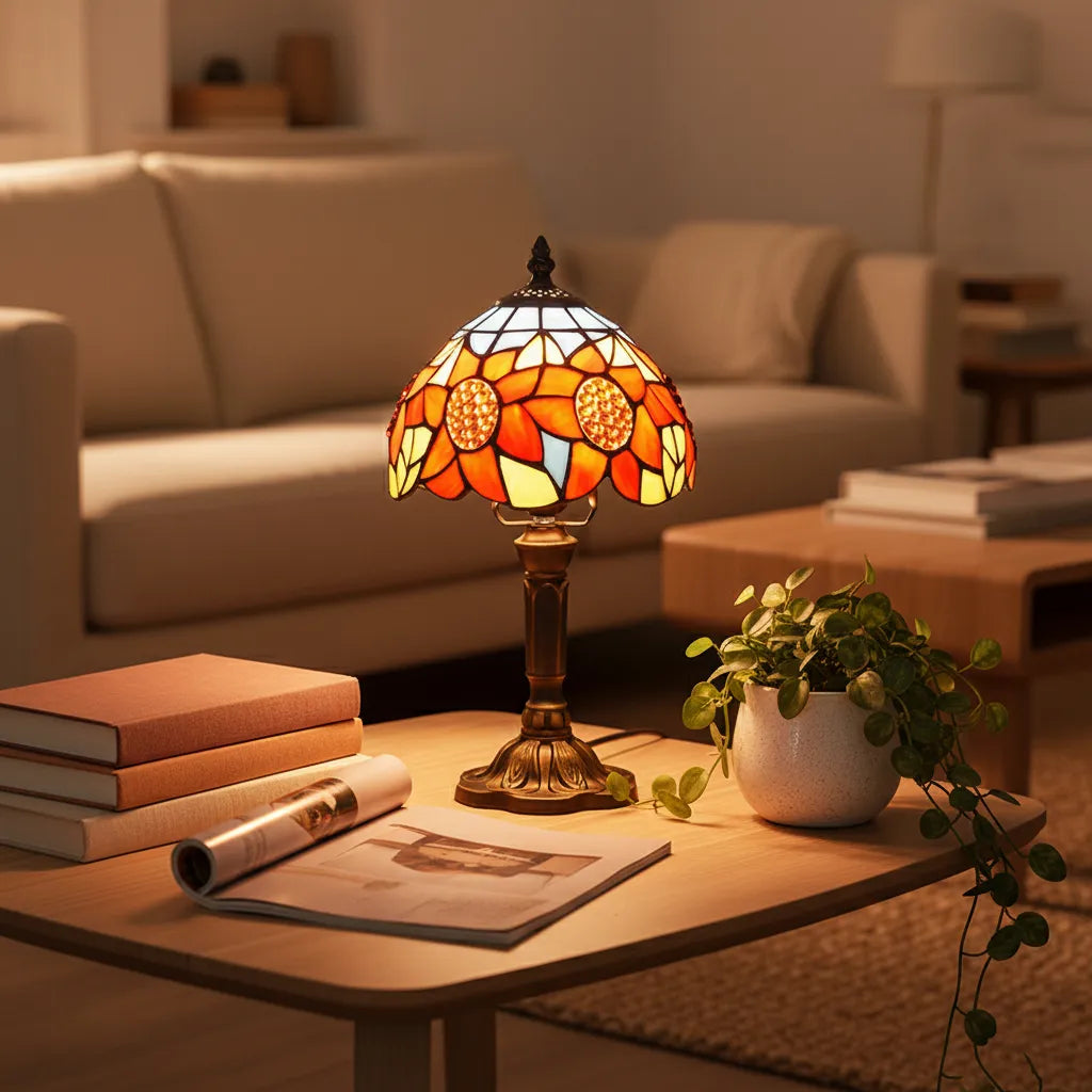 Lampe de Chevet Vintage Ancienne Or