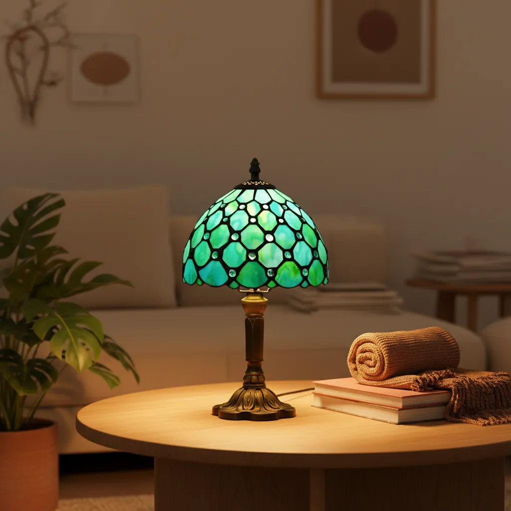 Lampe de Chevet Vintage Ancienne Or 2