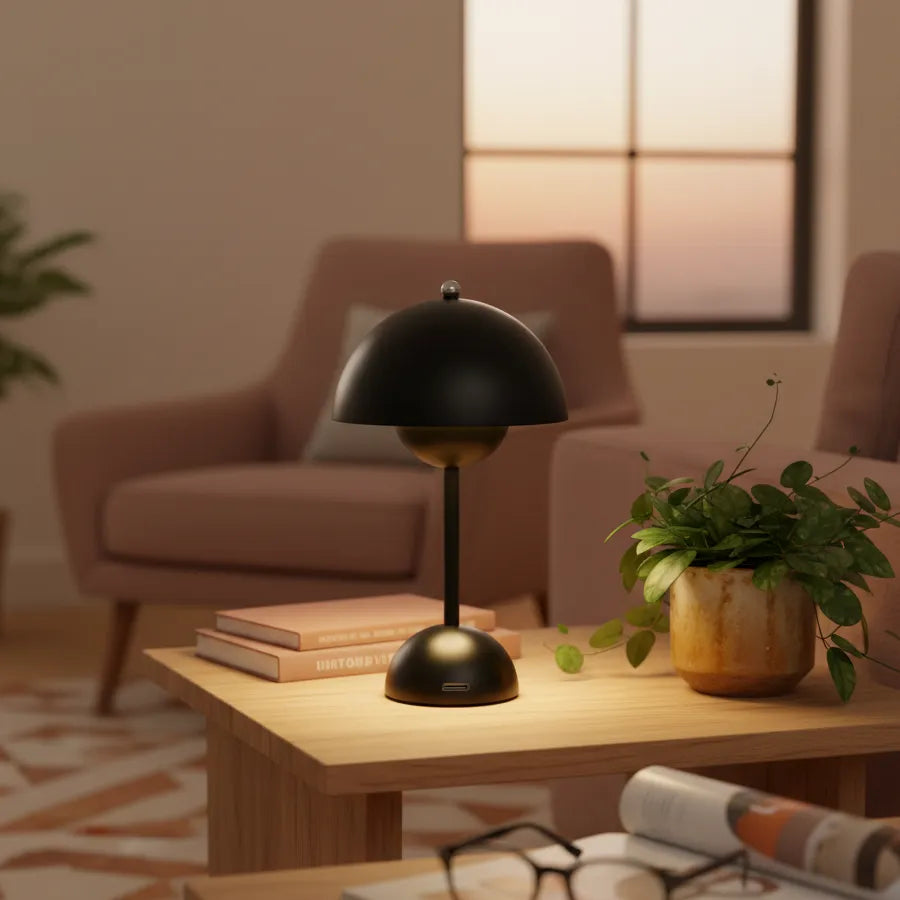 Lampe de Table Vintage Noir