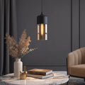 Luminaire Suspension en Verre Ambre - A / Chaude