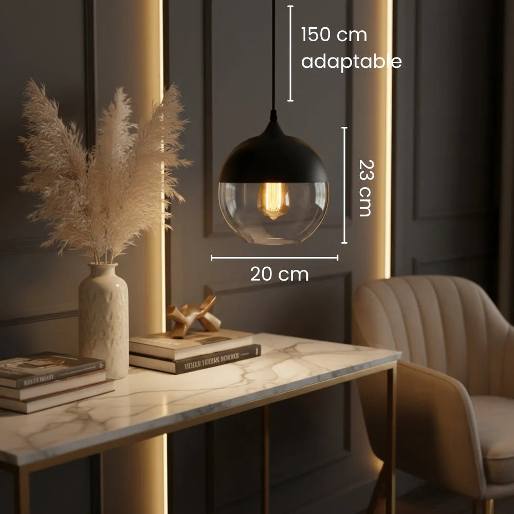 Luminaire Suspension en Verre 