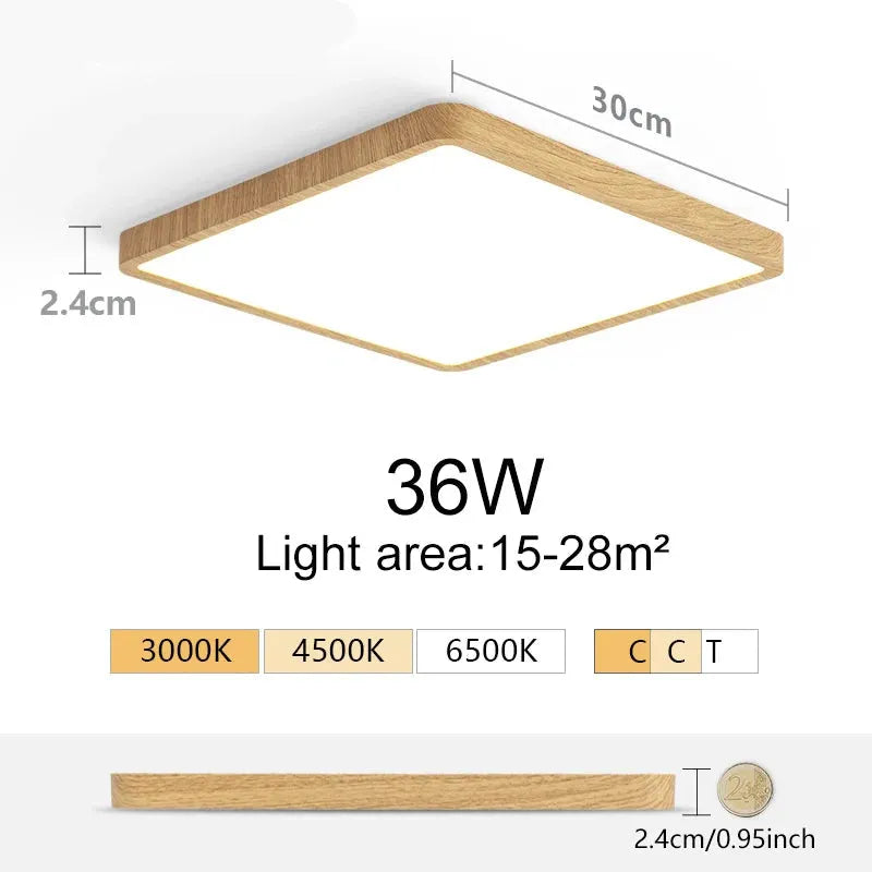 Plafonnier Carré LED 