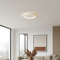 Plafonnier LED Plat Or 20cm / Froide
