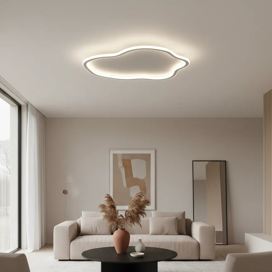 Plafonnier Nuage Blanc 22cm / Naturelle