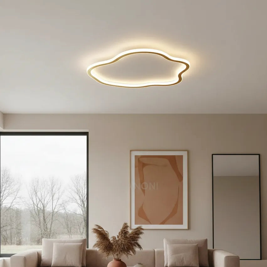 Plafonnier Nuage Or 22cm / Naturelle