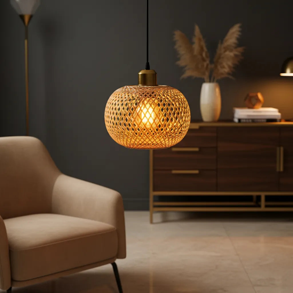 Plafonnier en Bambou B