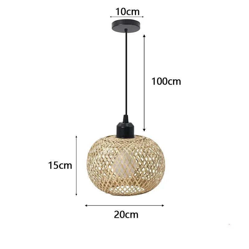 Plafonnier en Bambou 