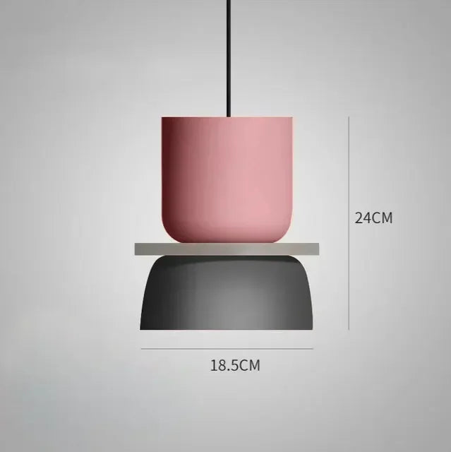 Suspension Macaron Bicolore