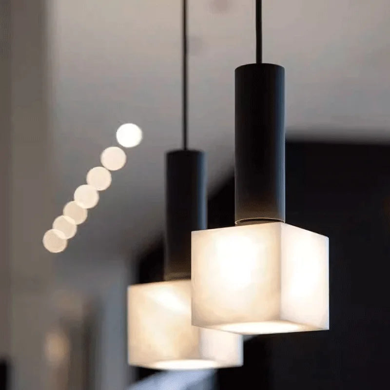 Suspension Disque Marbre Design