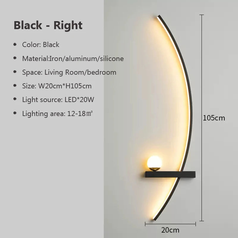 Applique Murale LED Arc Design