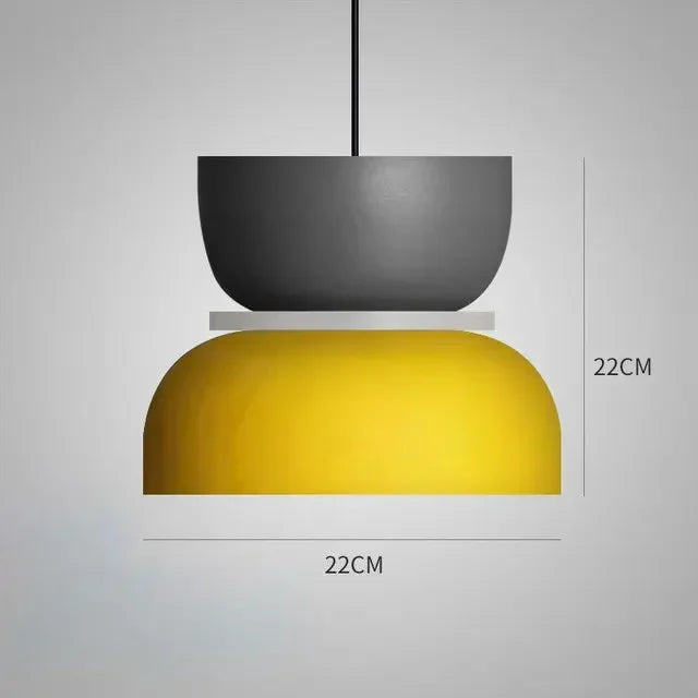 Suspension Macaron Bicolore