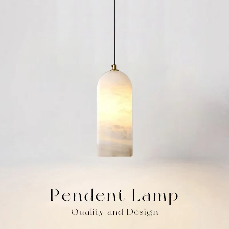 Suspension Marbre LED Style Nordique
