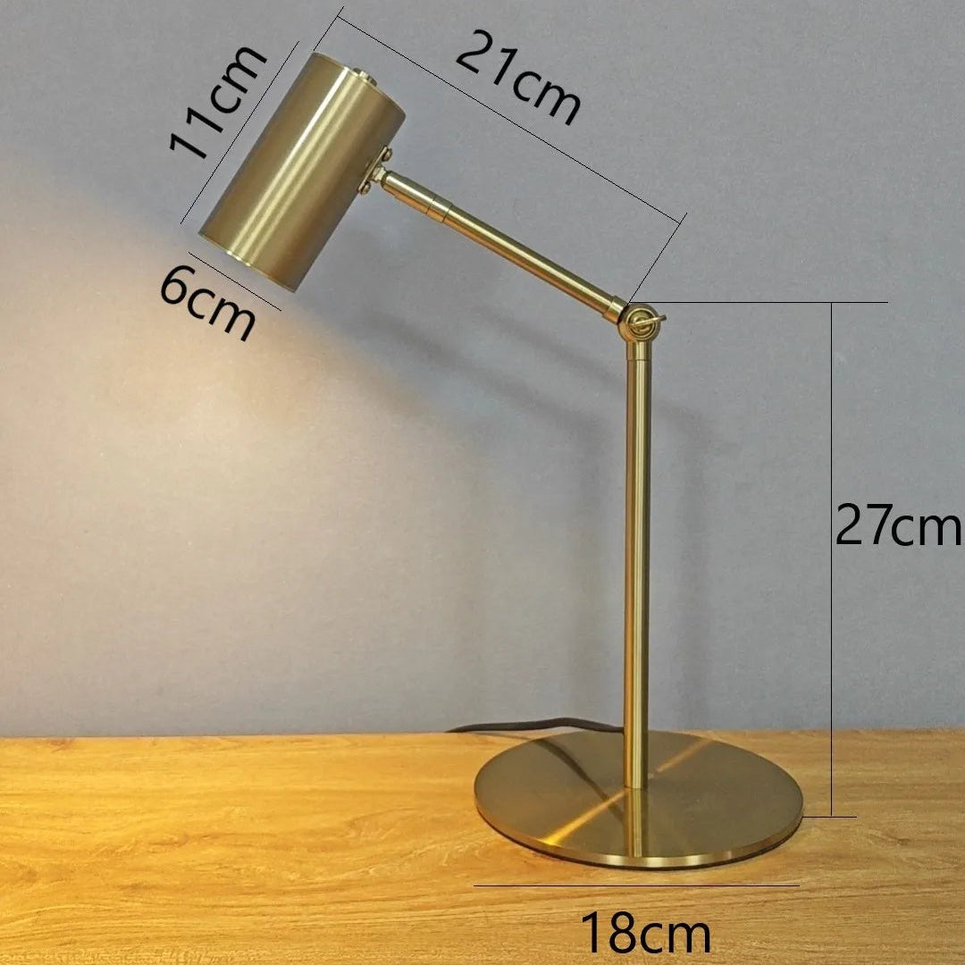 Lampe de Table Design Doré Nordique