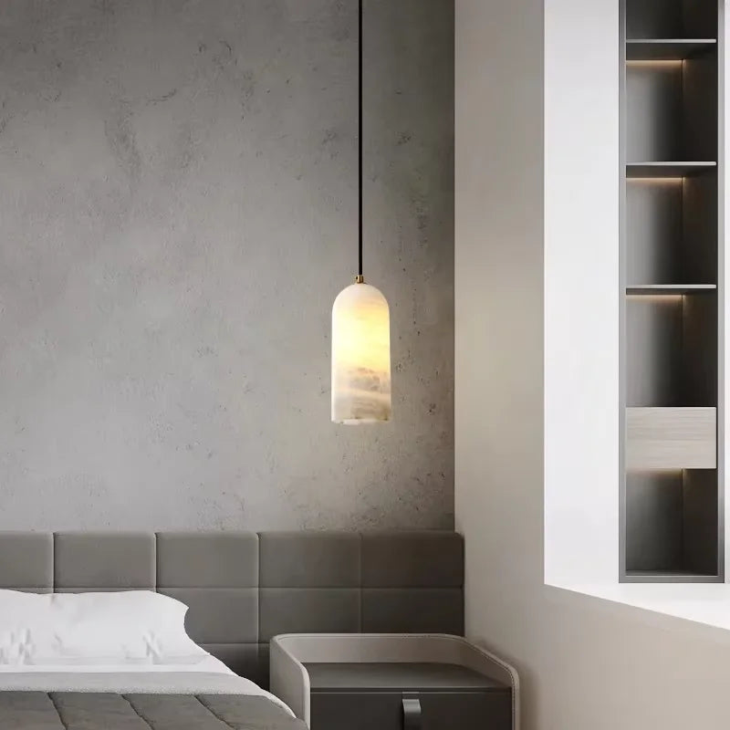 Suspension Marbre LED Style Nordique