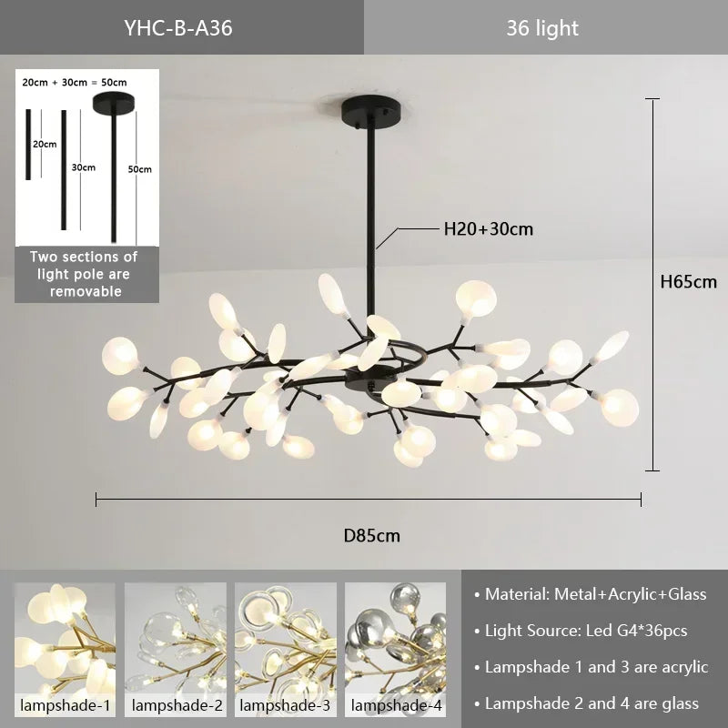 Lustre Ramifié LED