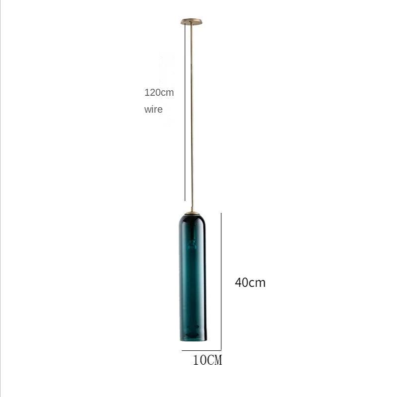 Applique Murale Verre Tube Nordic Design