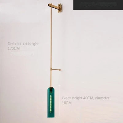 Applique Murale Verre Tube Nordic Design